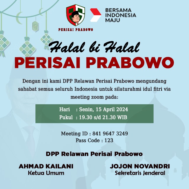 halal bihalal perisai prabowo